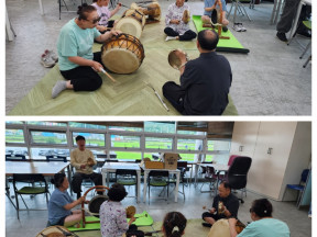 26.07.02 한*수 자원봉사자 사물놀이 활동 지원